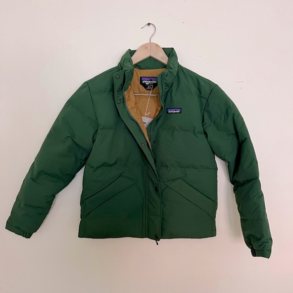 NWT Women’s Patagonia Downdrift Jacket in Sublime Green, Size XS - Picture 1 of 7